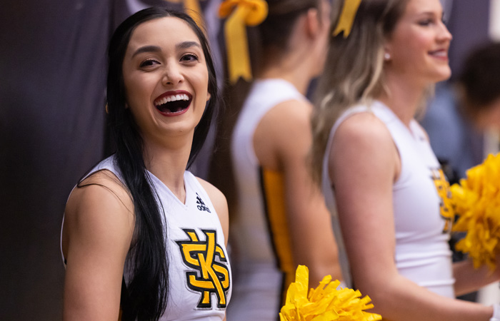 Cheerleader Smiling